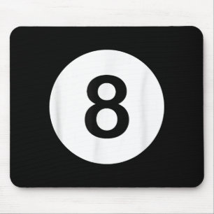 8 Ball Pool Hall Tees, Shark Lover Gift Mouse Mat