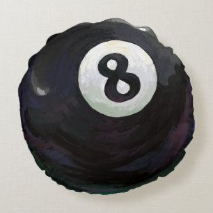 8 Ball Round Cushion