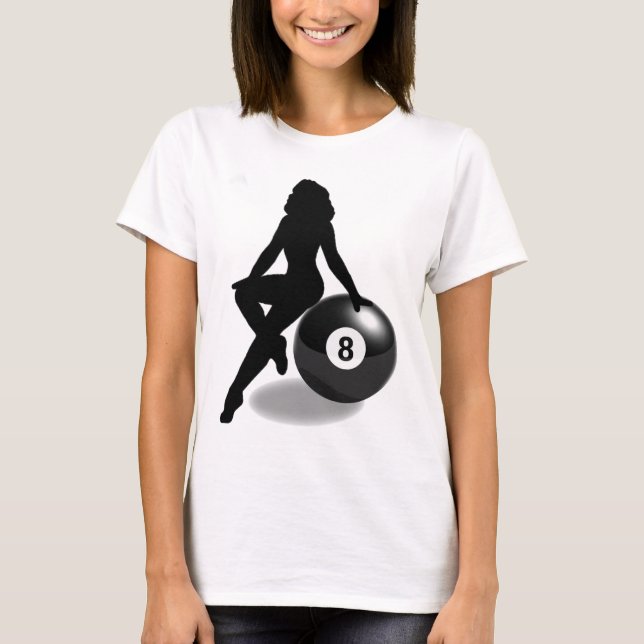 8 Ball Silhouette T-Shirt (Front)