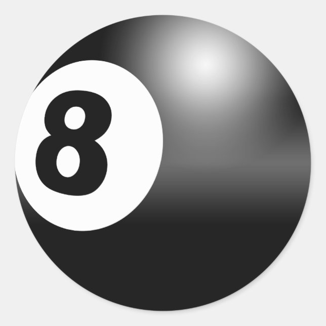 8 ball sticker (Front)