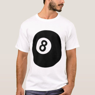 8 Ball Sticker Decal T-Shirt