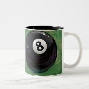 8 Ball Two-Tone Coffee Mug