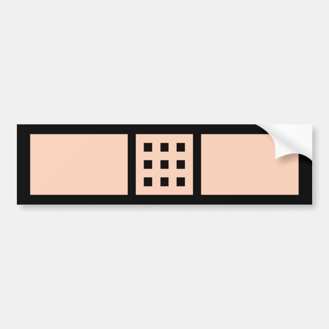 8-Bit Bandage bumper sticker! Bumper Sticker (Front)