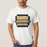 8-Bit Burger Pixel Art T-Shirt<br><div class="desc">8-Bit Burger Pixel Art design by obinsun</div>