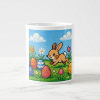 8 bit cute Easter bunny/rabbit