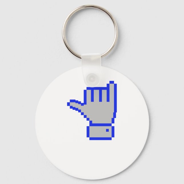 8 bit dude key ring (Front)