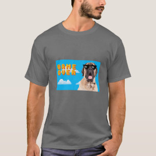 8-Bit Game Over Mastiff T-Shirt