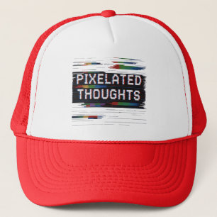 8 bit Glitch - Stylish Outdoor Trucker Hat