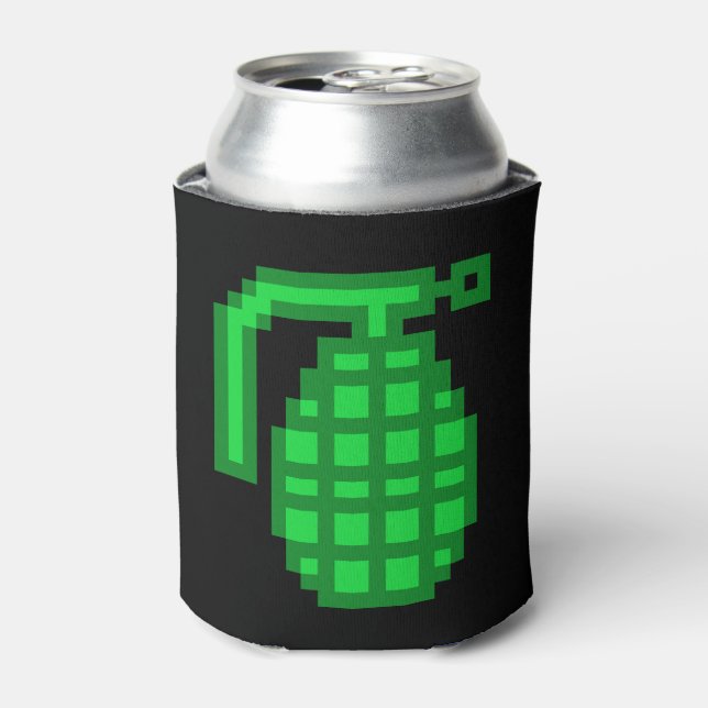 8 Bit Grenade Can Cooler (Can Front)