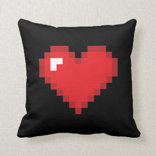 8 Bit Heart Cushion