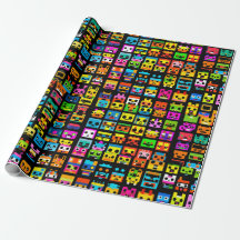 8 Bit - Holiday & Bday Gift Wrapping Paper 