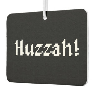 8 Bit Huzzah! Car Air Freshener