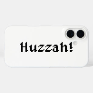 8 Bit Huzzah! iPhone 16 Case
