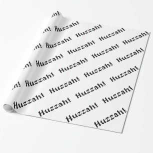 8 Bit Huzzah! Wrapping Paper