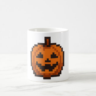 8-bit Jack O' Lantern Coffee Mug