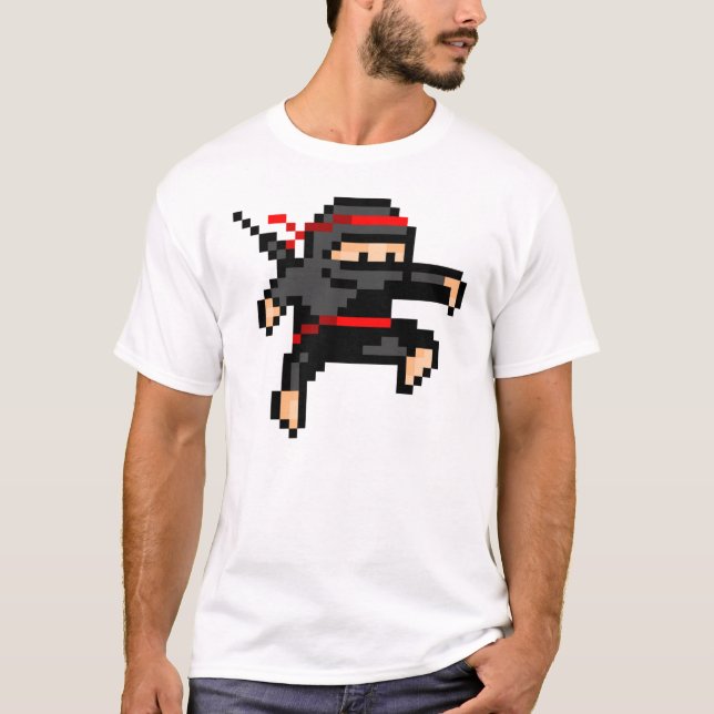 8-bit Ninja T-Shirt (Front)