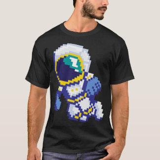 8 Bit Pixel Astronaut Space Galaxy Science Retro 8 T-Shirt