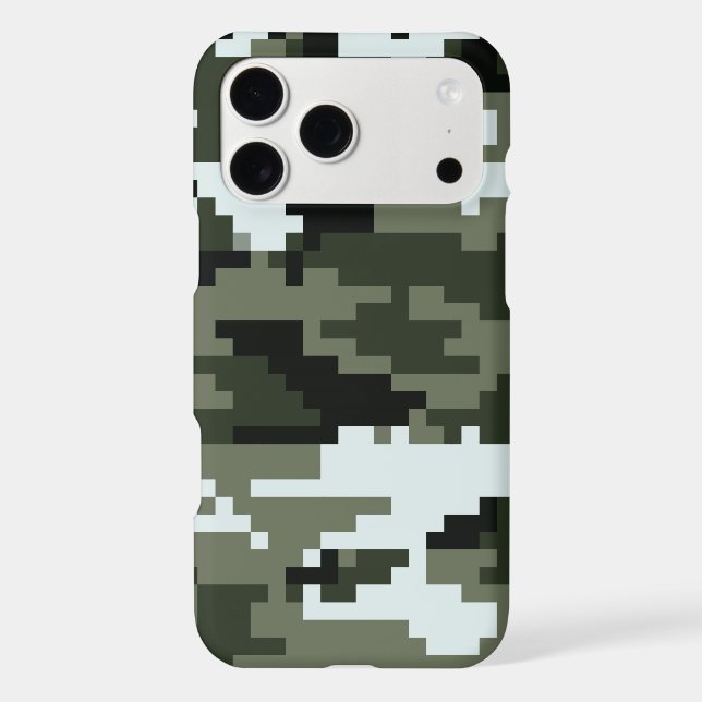 8 Bit Pixel Digital Urban Camouflage / Camo (Back)