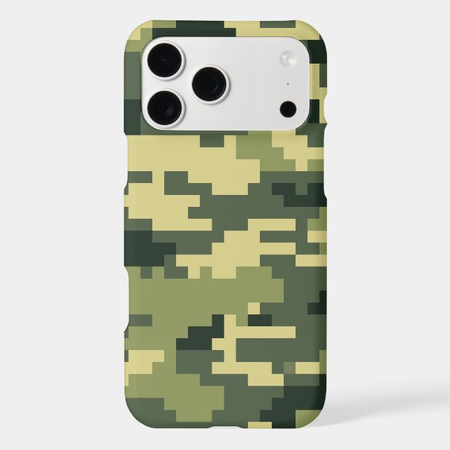 8 Bit Pixel Digital Woodland Camouflage / Camo (Back)
