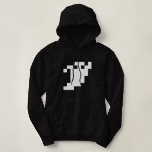 8 Bit Pixel Ghost Hoodie