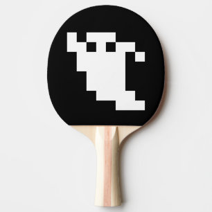 8 Bit Pixel Ghost Ping Pong Paddle