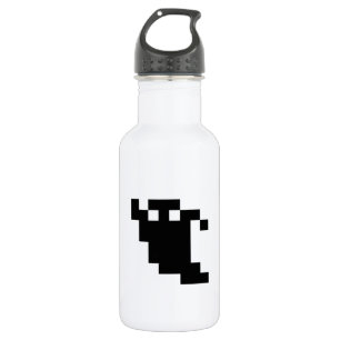 8 Bit Pixel Ghost Shadow 532 Ml Water Bottle