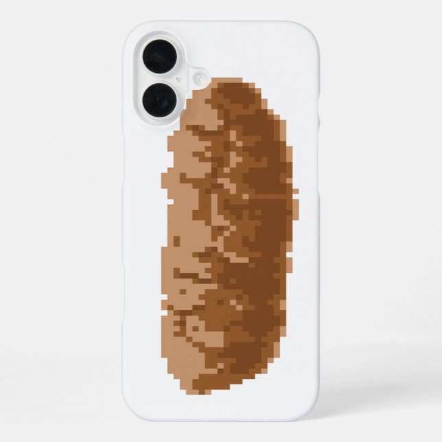 8 Bit Pixel Poop iPhone Case (Back)