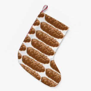 8 Bit Pixel Poop Small Christmas Stocking