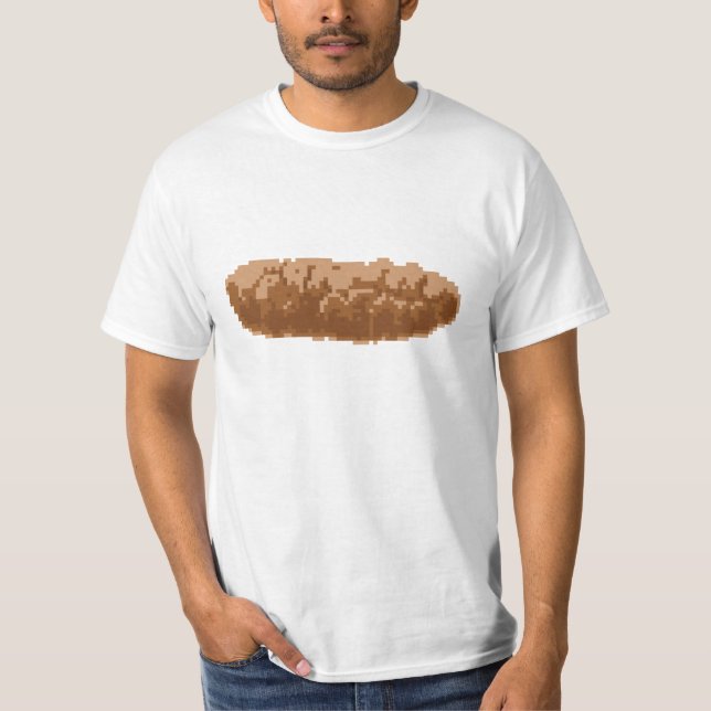 8 Bit Pixel Poop T-Shirt (Front)