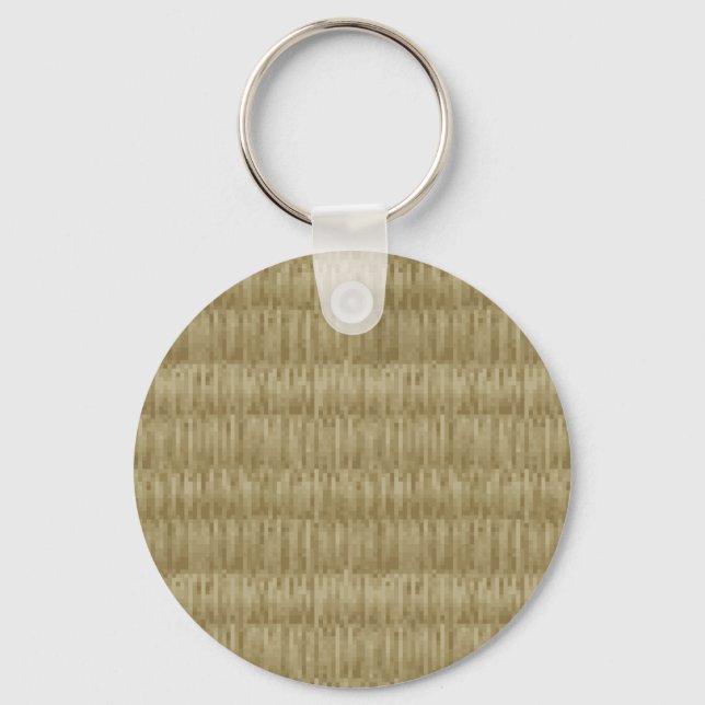 8 Bit Pixel Tatami Mat 畳 Key Ring (Front)
