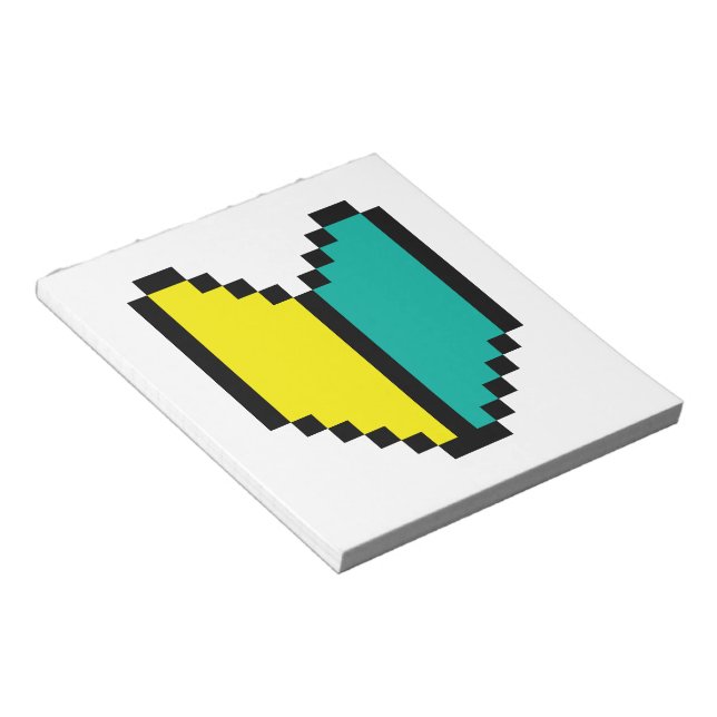 8 Bit Pixel Wakaba / Shoshinsha Mark Notepad (Angled)