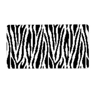 8 Bit Pixel Zebra Print Design Pattern