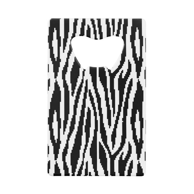 8 Bit Pixel Zebra Print Design Pattern (Front)