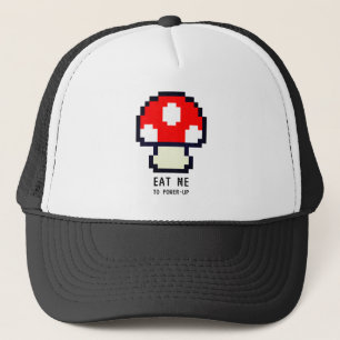 8-bit retro computer game - Magic Mushroom Trucker Hat