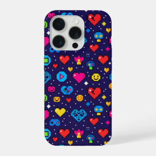 8-Bit Retro Gaming Pixel Pattern Phone Case