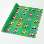 8-Bit Santa Claus Christmas Wrapping Paper<br><div class="desc">8-Bit Santa Claus Christmas Wrapping Paper
Classic retro gamer pixel art holiday gift wrap paper
8Bit Santa!</div>