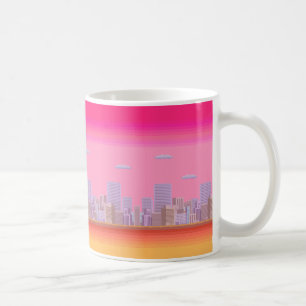 8-bit Skyline Coffee Mug