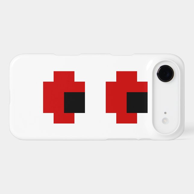 8 Bit Spooky Red Eyes (Back (Horizontal))