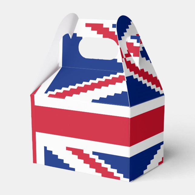8 Bit Union Pixel Jack Favour Box (Front Side)