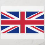 8 Bit Union Pixel Jack Flyer<br><div class="desc">Union Pixel Jack UK Flag Vintage 8 Bit Pixel Art.

Globe Trotters specialises in idiosyncratic imagery from around the globe. Here you will find unique Greeting Cards,  Postcards,  Posters,  Mousepads and more.</div>