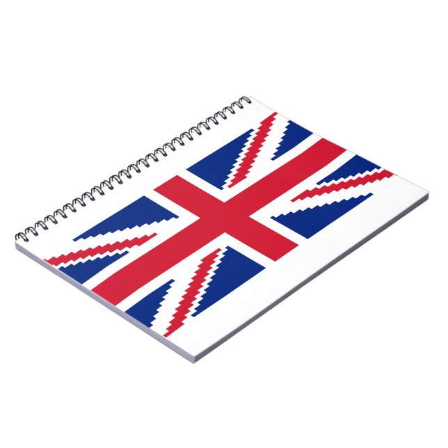8 Bit Union Pixel Jack Notebook (Left Side)