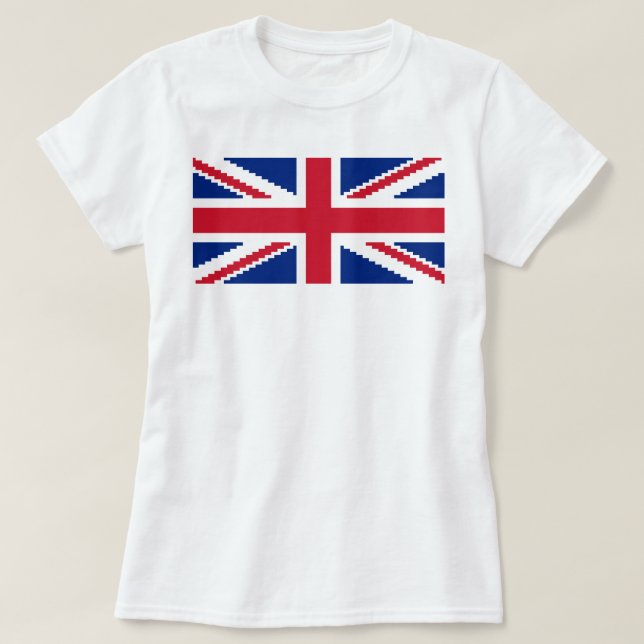 8 Bit Union Pixel Jack T-Shirt (Design Front)