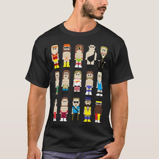 8-Bit Wrestlers! Essential T-Shirt (Front)
