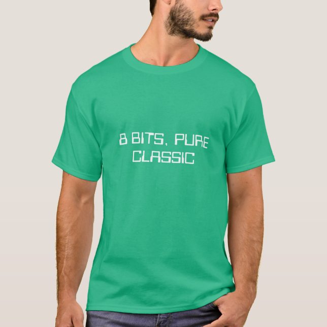 8 Bits, Pure Classic T-Shirt (Front)