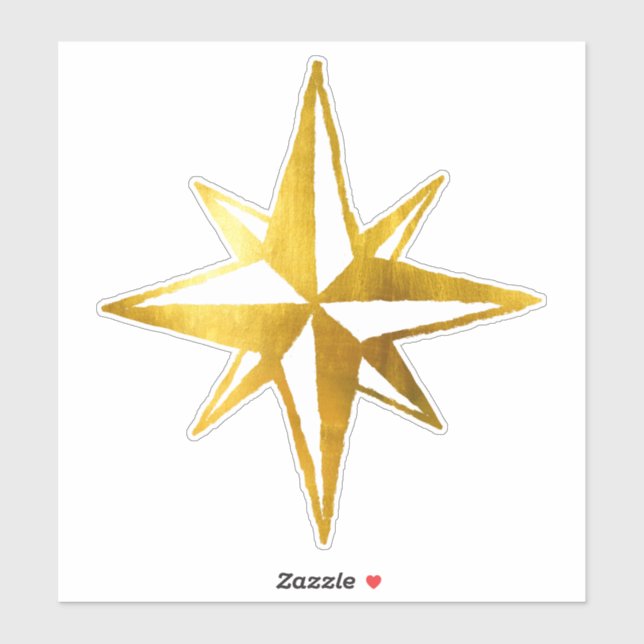   8 Branch Star Spiritual Vintage Witchy Celestial (Sheet)