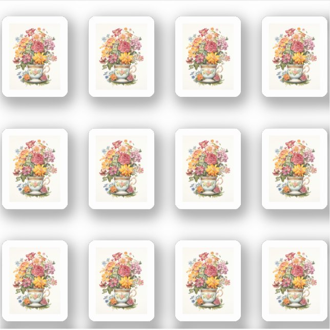 8 Cup of Flowers (Front)