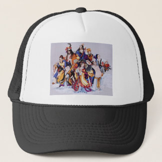 8 Drunken Immortals Trucker Hat