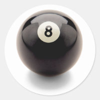 8 Eight Ball Scrapbooking Billiards Pool Behind