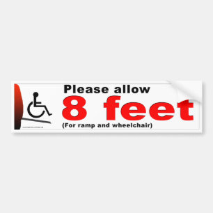 8 Feet Bumper Sticker