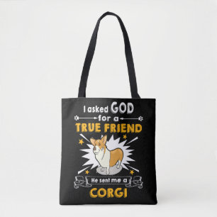 8 He Sent Me A Corgi Tote Bag